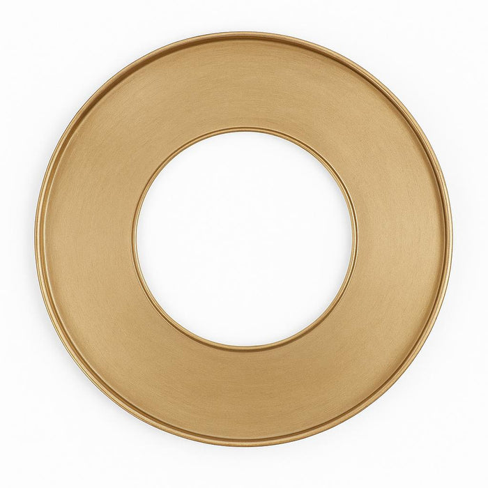 Riffelmacher Deko Tablett Ring Holz gold 44*44*2,6 cm - 13780