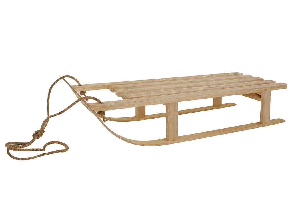 Deko Schlitten natur Holz | 38x15,5x8 cm | 15932