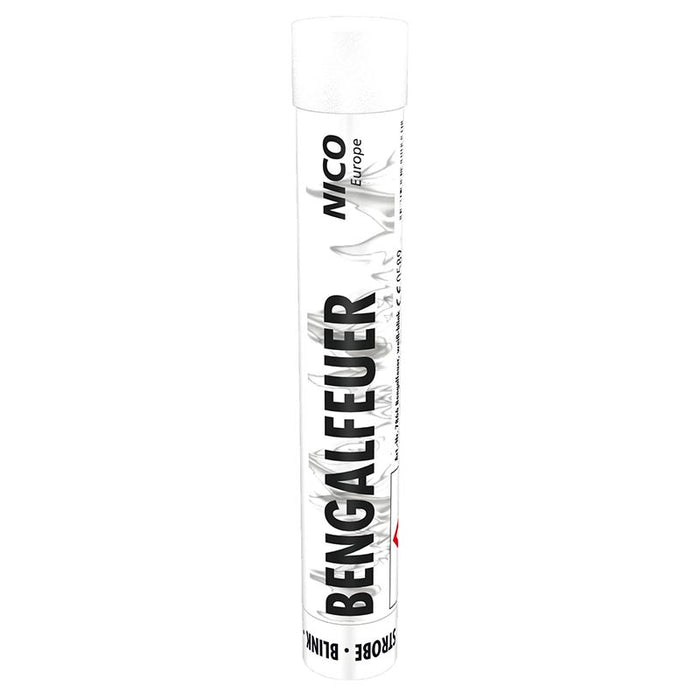 Weißes Bengalfeuer von Nico Europe, Bengalo, Bengalfackel, Pyrotechnik, Fußball, Feiern, Festlichkeit, Lebhaftigkeit, Strahlend, Atmosphäre, Licht, Helligkeit, Nacht, Party, Veranstaltung, Funken, Aufregung, Stimmung, Farbe, Leuchten, Glanz, Spektakel, Emotionen, Feuerwerk, Flammen, Glühen, Erleuchtung