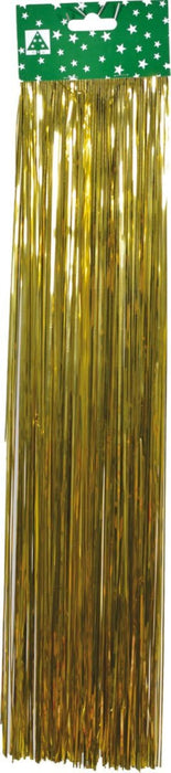 Lametta Glatt 48cm - 300 Fäden | Glanz Gold