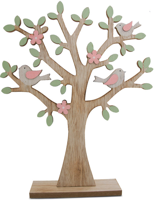 Riffelmacher Dekobaum mit Vögeln 06272 | ca. 32 x 41 cm