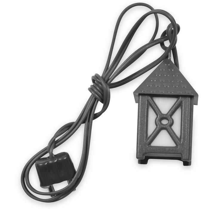 Schwarz Weiße Laterne für Weihnachtskrippe 4 cm - 3,5V E5 | 78238 Krippen Beleuchtung
