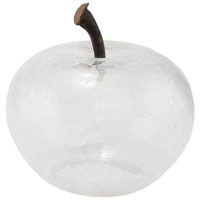 Riffelmacher Deko Glasapfel 06999 | Klar 14x15cm