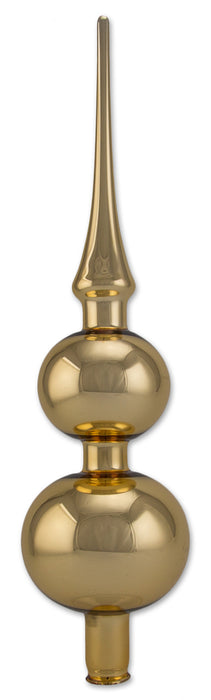 Thüringer Glasdesign Weihnachtsbaum Doppelspitze 31 cm - Gold - A036-0303-999