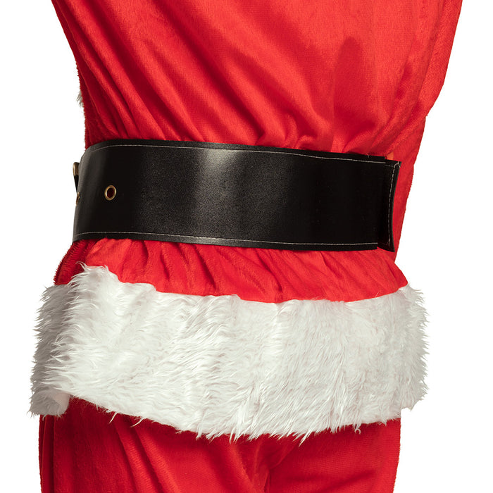 Weihnachtsmann Nikolaus Gürtel 150 cm | Schwarz