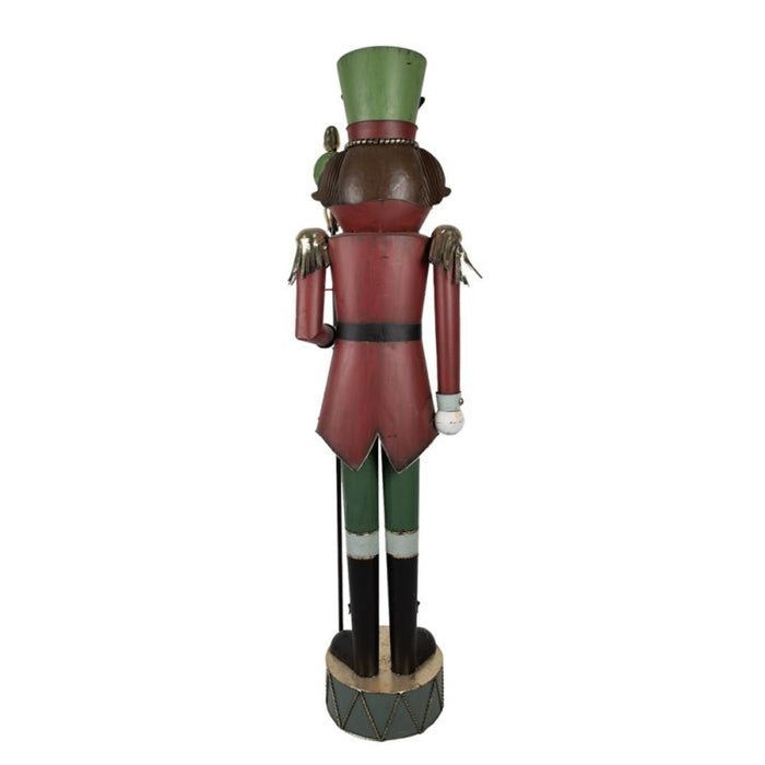 Deko-Nussknacker | 2 m groß | Metall | XXL Weihnachtsfigur | 18389