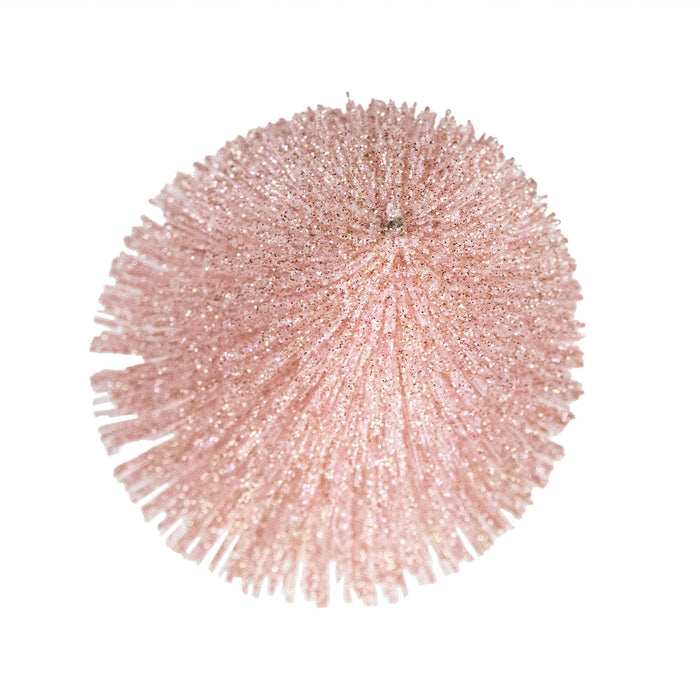Riffelmacher Deko Weihnachtsbaum stehend | Rosa Gold Glitter | 10×31 cm | Weihnachtsdeko Glitzer Tannenbaum | 20723