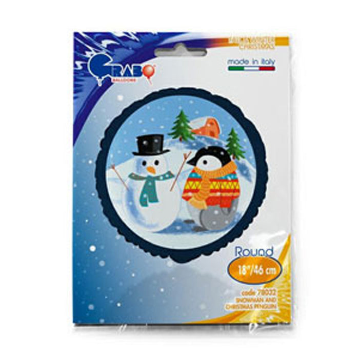 ABC18 Schneemann & Weihnachtspinguin 46 cm