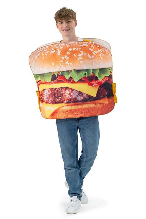 "Burger" Kostüm für Erwachsene 614031 | Mehrfarbig - Einheitsgröße