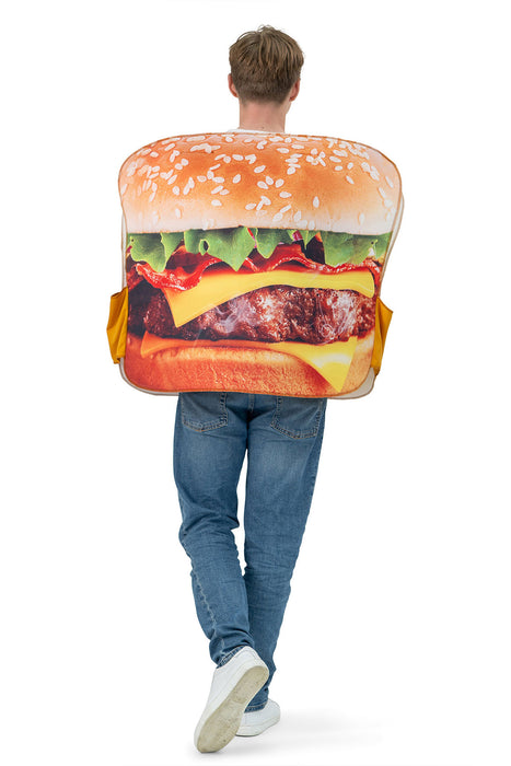 "Burger" Kostüm für Erwachsene 614031 | Mehrfarbig - Einheitsgröße