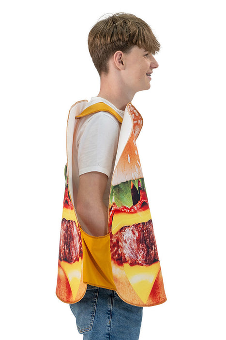 "Burger" Kostüm für Erwachsene 614031 | Mehrfarbig - Einheitsgröße