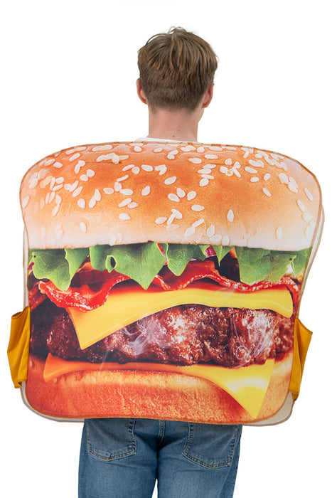 "Burger" Kostüm für Erwachsene 614031 | Mehrfarbig - Einheitsgröße
