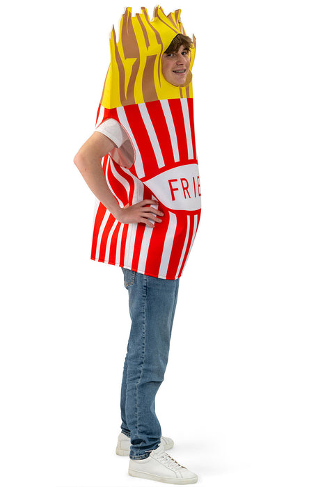 "Pommes" Kostüm für Erwachsene 614032 | Mehrfarbig - Einheitsgröße