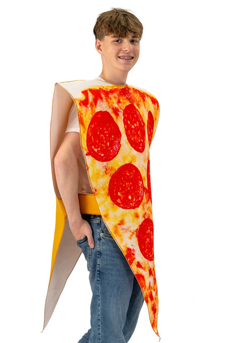 "Pizza" Kostüm für Erwachsene 614033 | Mehrfarbig - Einheitsgröße