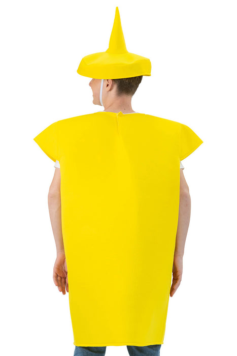 "Senfflasche" Kostüm für Erwachsene 614039 | Gelb - Einheitsgröße
