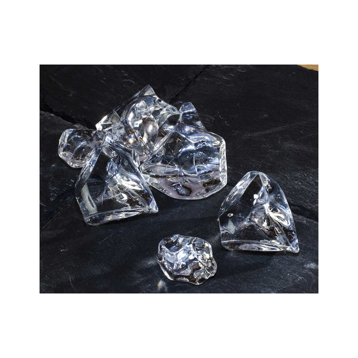Deko Eiswürfel 5er Set | Ice Rocks Acryl klar | 30-60 mm | 68801