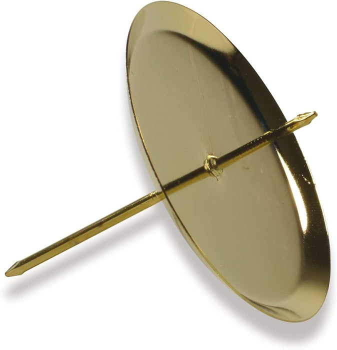 Adventskerzen-Halter | 4 Stück im Beutel | Ø 6 cm | Metall Gold | 10750