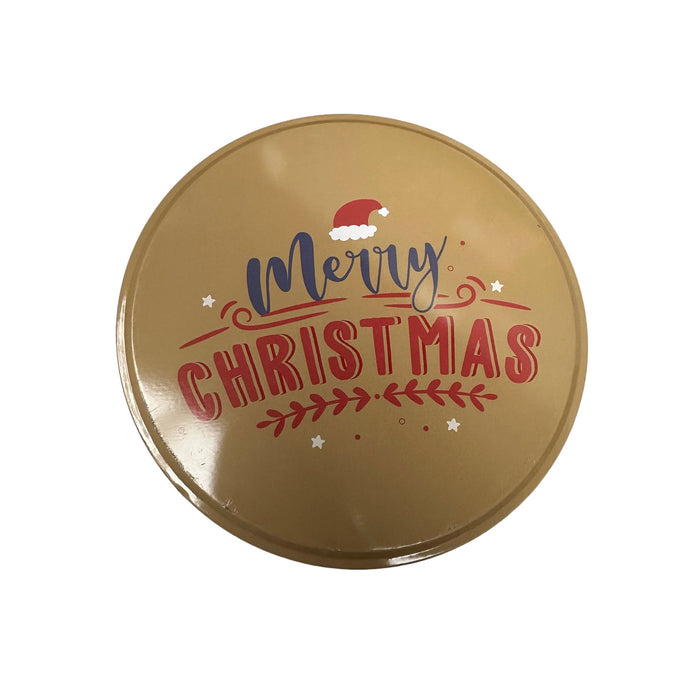Gebäckdose "Merry Christmas" | Gold