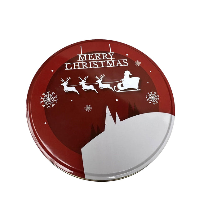 Gebäckdose "Merry Christmas" | 28 * 18 cm | Rot