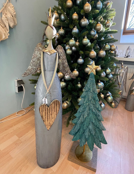 Dekofigur Tannenbaum Weihnachtsbaum aus Metall 76 cm | 22507 - Adventsdekoration