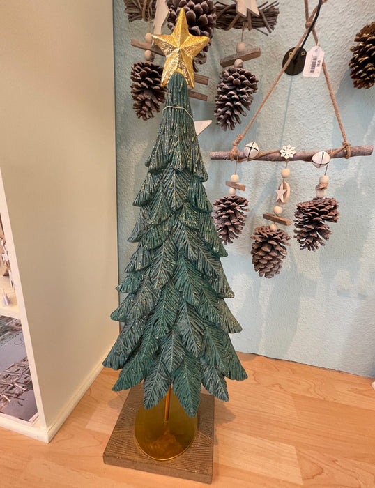 Dekofigur Tannenbaum Weihnachtsbaum aus Metall 76 cm | 22507 - Adventsdekoration