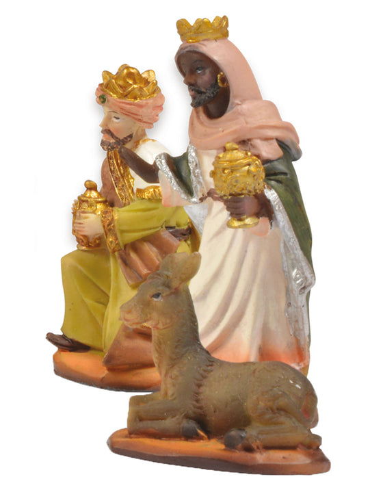 Riffelmacher Krippenfigurenset "Gold" 3-7 cm | 11-tlg. Traditionelles Design - 78322