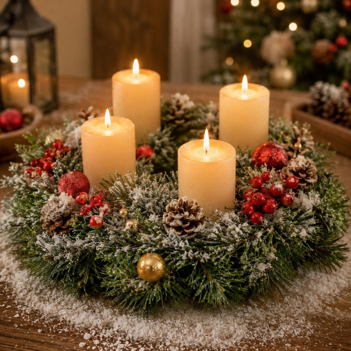 Weihnachtsdeko "Pulver Schnee" | 1l - Weiß" glänzend