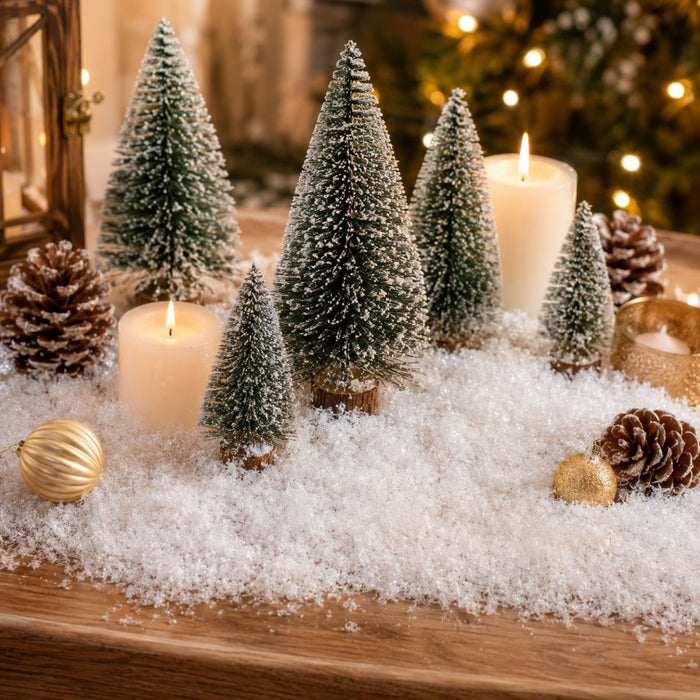 Weihnachtsdeko "Pulver Schnee" | 1l - Weiß" glänzend