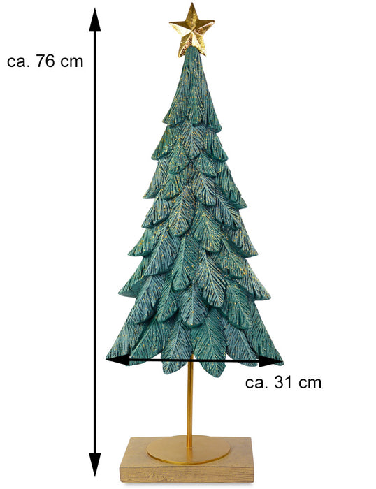 Dekofigur Tannenbaum Weihnachtsbaum aus Metall 76 cm | 22507 - Adventsdekoration