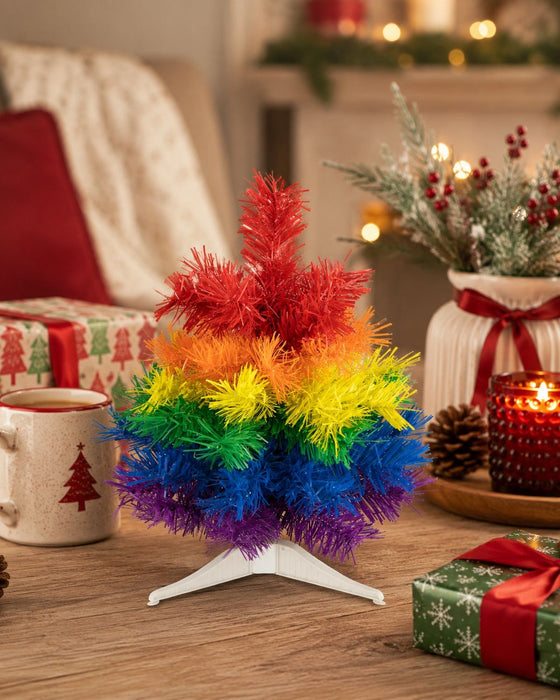 Riffelmacher Künstlicher Weihnachtsbaum "Rainbow" 30,5×30 cm 13066 | Bunt