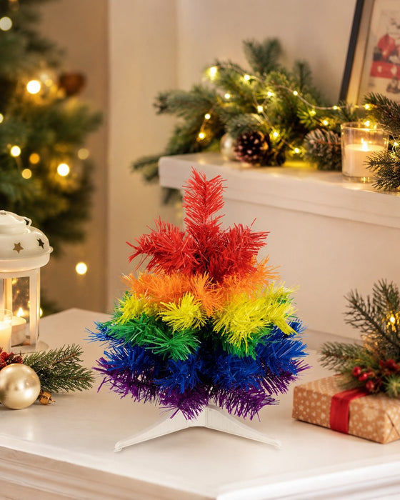 Riffelmacher Künstlicher Weihnachtsbaum "Rainbow" 30,5×30 cm 13066 | Bunt