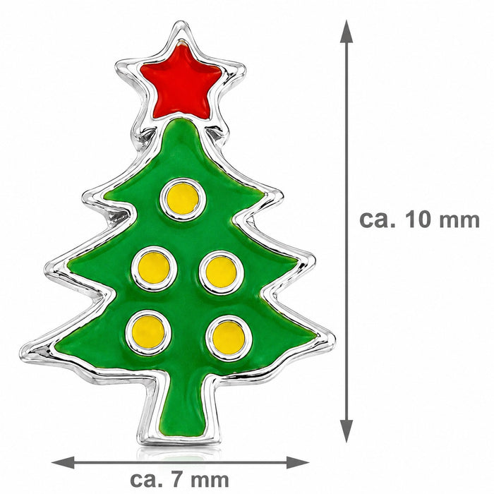 LUISIA® Ohrstecker "Weihnachtsbaum" E-14456 - 925 Sterling Silber