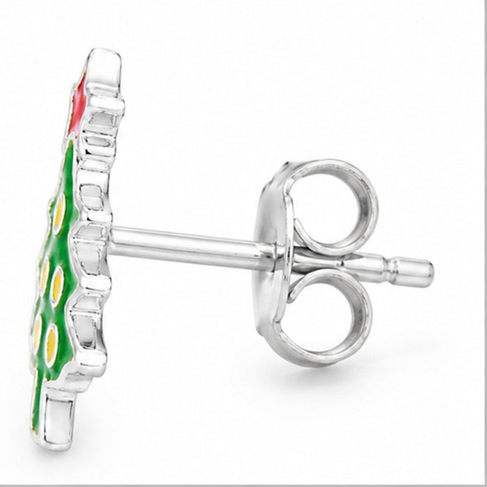 LUISIA® Ohrstecker "Weihnachtsbaum" E-14456 - 925 Sterling Silber