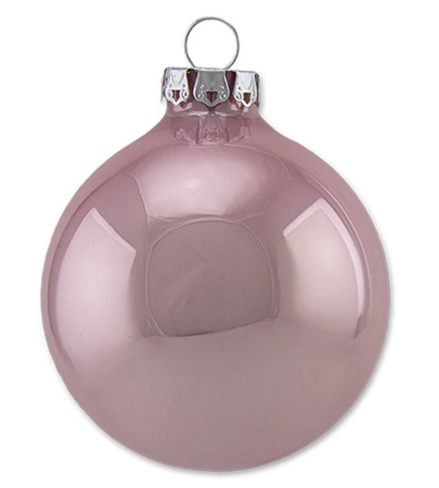Thüringer Glasdesign Weihnachtskugel-Set 16-tlg. - Pastell mit Glitzer Dekor Lustige Schneemänner -