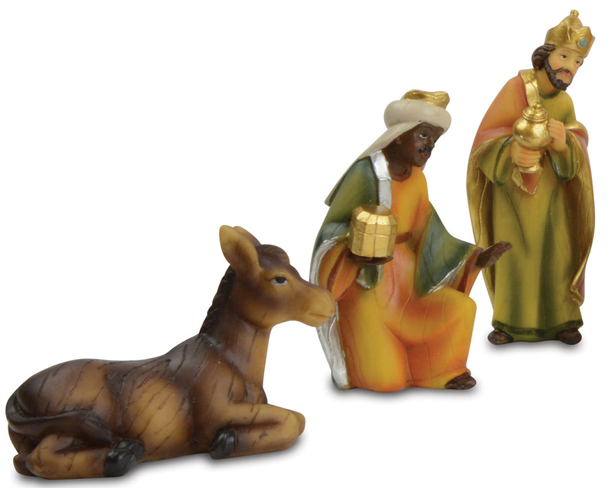 Krippenfigurenset "Gloria" 11-tlg. - 8-11 cm Holzdesign Weihnachtskrippe | 78462
