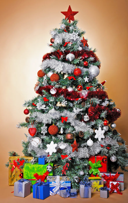 Riffelmacher Weihnachtsgirlande Busch-Mix 2m 37274 - Rot