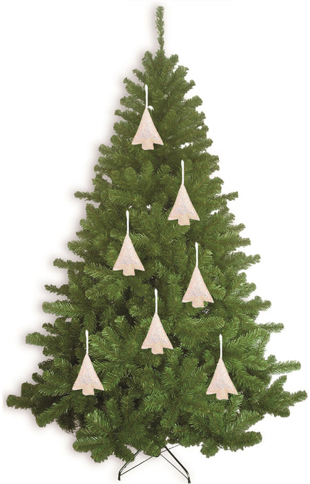 Riffelmacher Christbaumschmuck Tannenbaum 18cm weich 70117 - Utopiaglitter Rosa