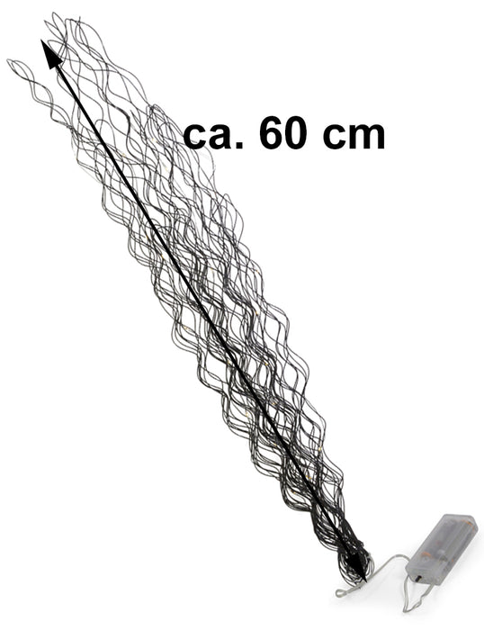 Riffelmacher LED Deko Zweige aus Metall 76018 | Schwarz