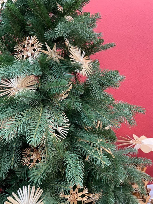 Weihnachtsbaumschmuck Strohsterne 30-tlg. Ø 6 cm | 75312 - Christbaum Anhänger