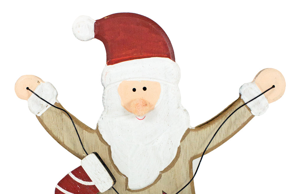 Riffelmacher Weihnachtsmann mit Dekokette 18224 - 28 cm