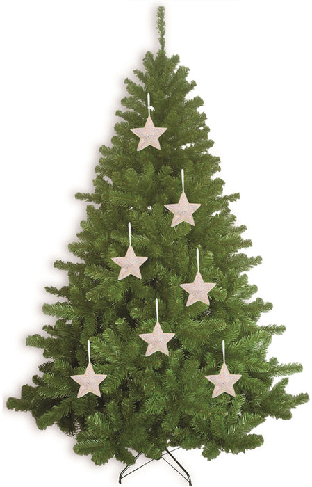 Riffelmacher Christbaumschmuck Stern 16cm weich 70117 - Utopiaglitter Rosa