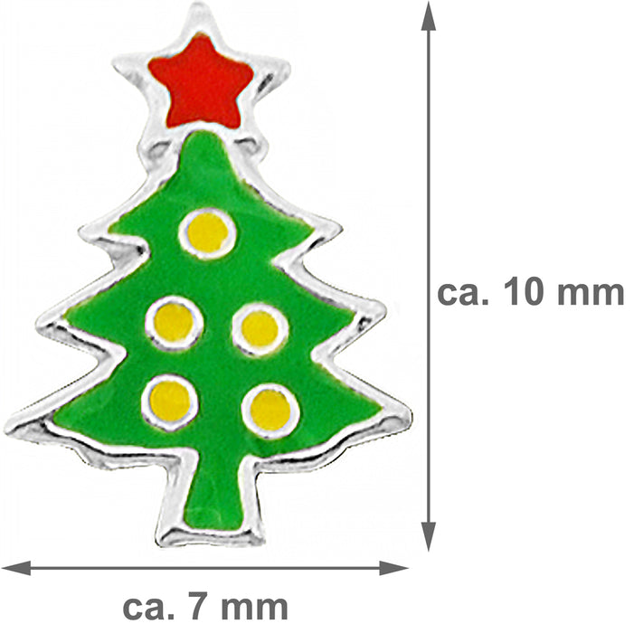 LUISIA® Ohrstecker "Weihnachtsbaum" E-14456 - 925 Sterling Silber