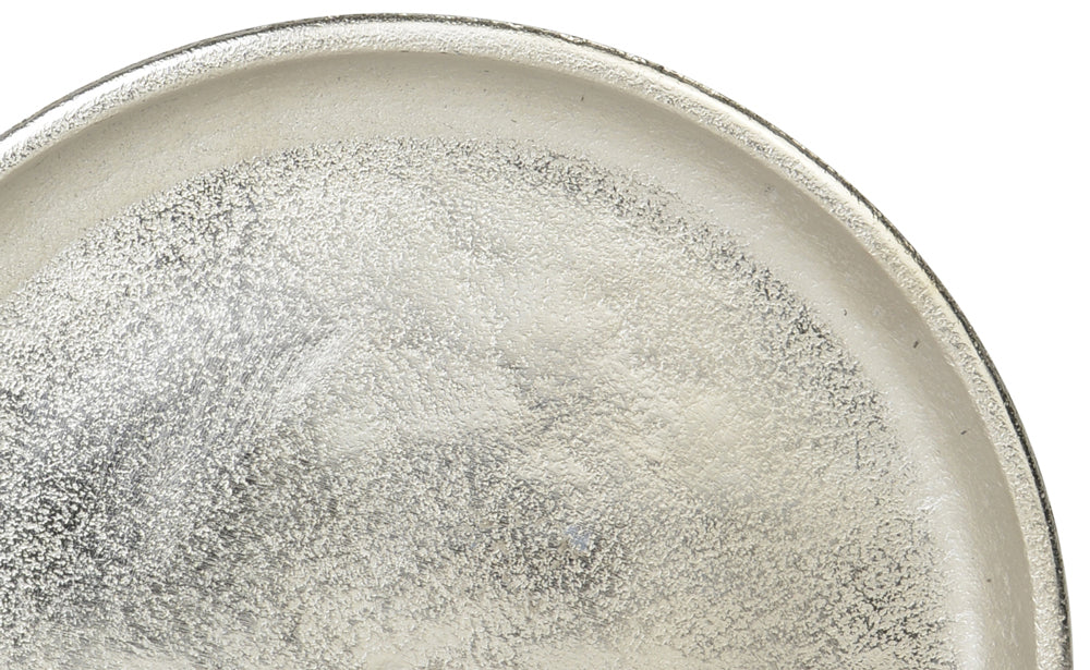 Riffelmacher Dekoteller Rund Ø 25 cm 70339 - Silber | Aluminium Dekotablett Schale Dekoration