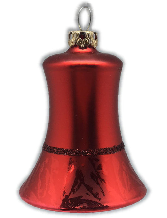 Thüringer Glasdesign Glocken 3er Set ca. 5 cm 357-7044-807 | Rot