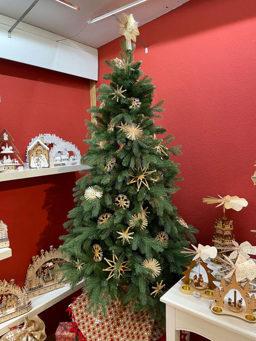 Weihnachtsbaumschmuck Strohsterne 30-tlg. Ø 6 cm | 75312 - Christbaum Anhänger