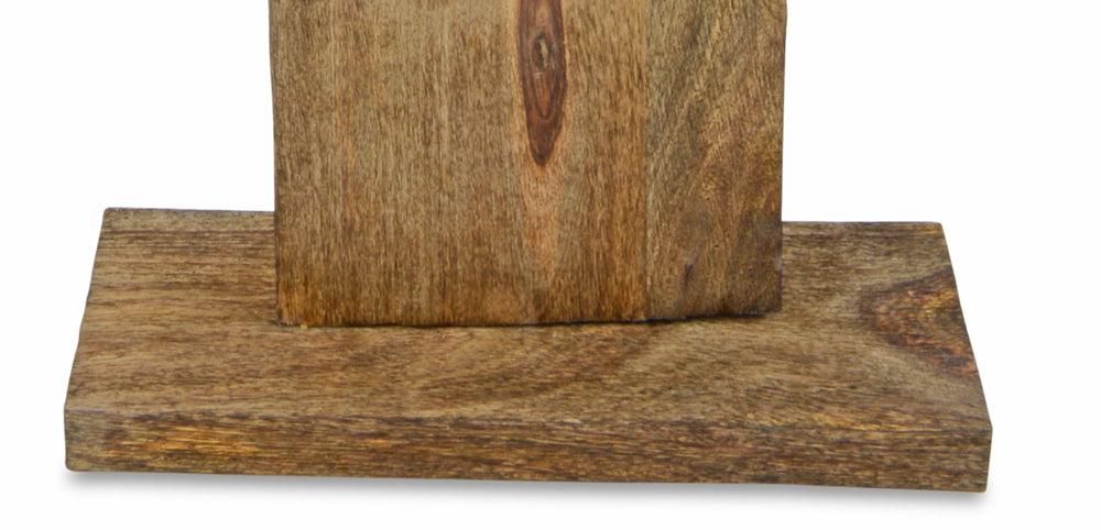 Riffelmacher XL Baumsäule mit Baum-Kerzenhalter 70733 - Natur Silber 100x37cm