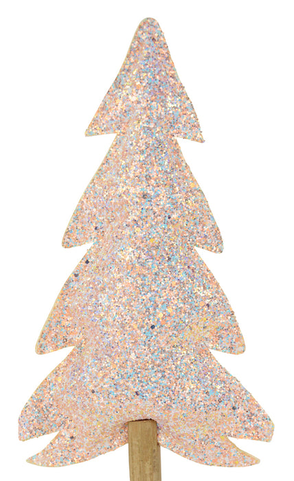Riffelmacher Tannenbaum stehend 45cm 70116 - Utopiaglitter Rosa