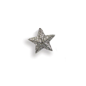 Riffelmacher Streudeko Sterne 74027 - 1,5 cm - Silber