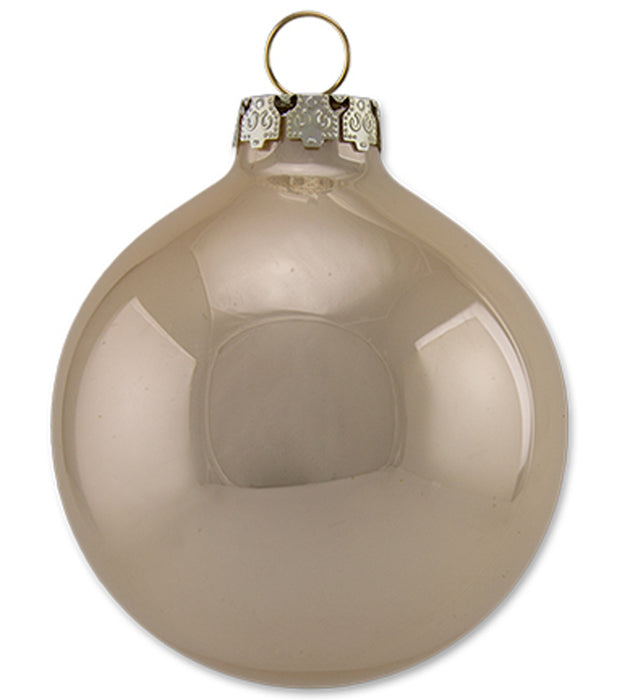 Thüringer Glasdesign Weihnachtskugel-Set 16-tlg. - Diamonds mit Glitzer Dekor Engel Raphael - A016-2