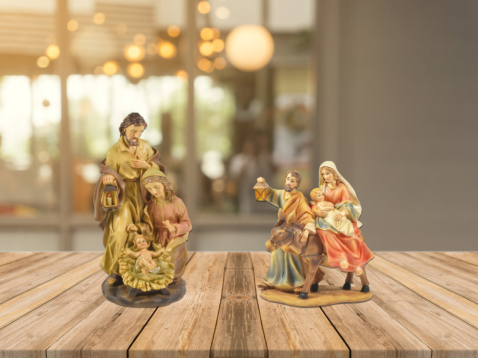 Riffelmacher Krippenblock Heilige Familie